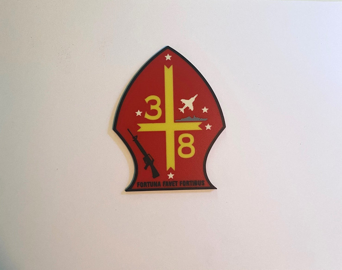 3d Battalion 8th Marines heritage 3D printed emblem