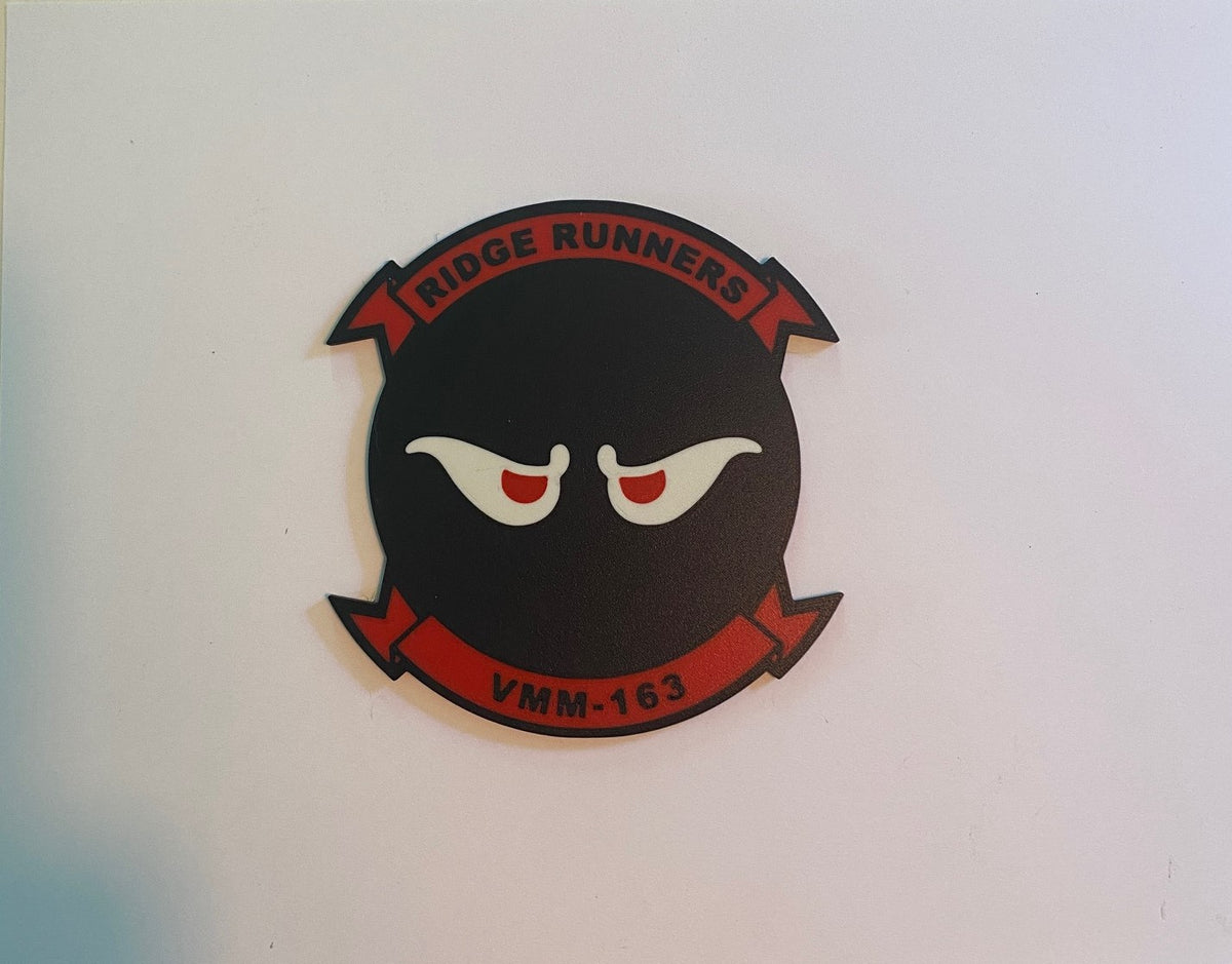 Marine Medium Tiltrotor Squadron 163 3D printed emblem
