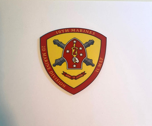 10th Marine Regiment 3D printed emblem
