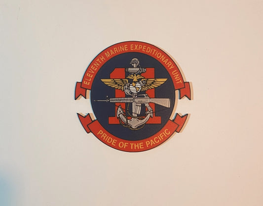 11th Marine Expeditionary Unit 3D printed emblem