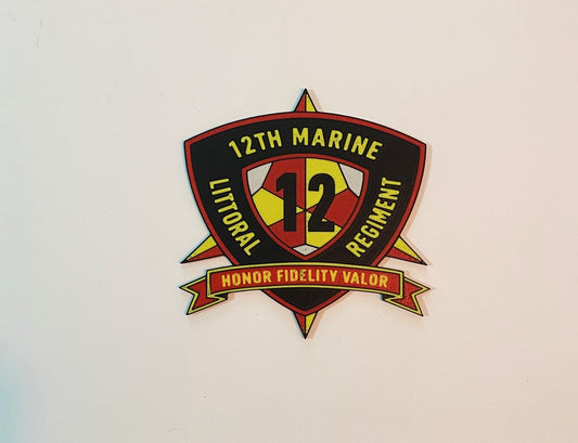 12th Marine Littoral Regiment 3D printed emblem product photo