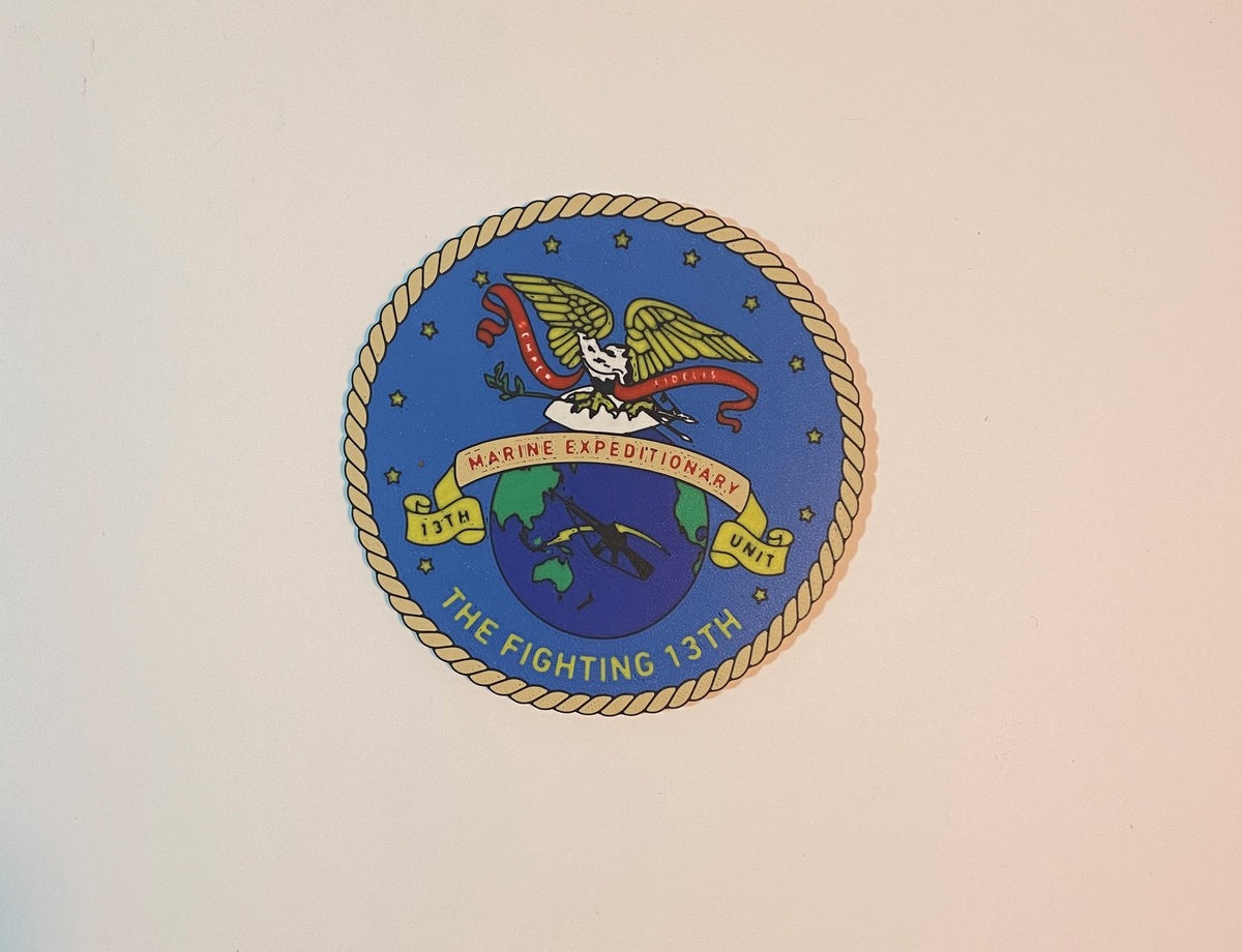 13th Marine Expeditionary Unit 3D printed emblem