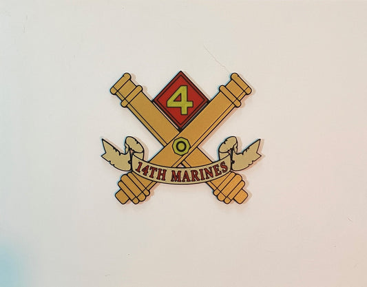 14th Marine Regiment 3D printed emblem product photo