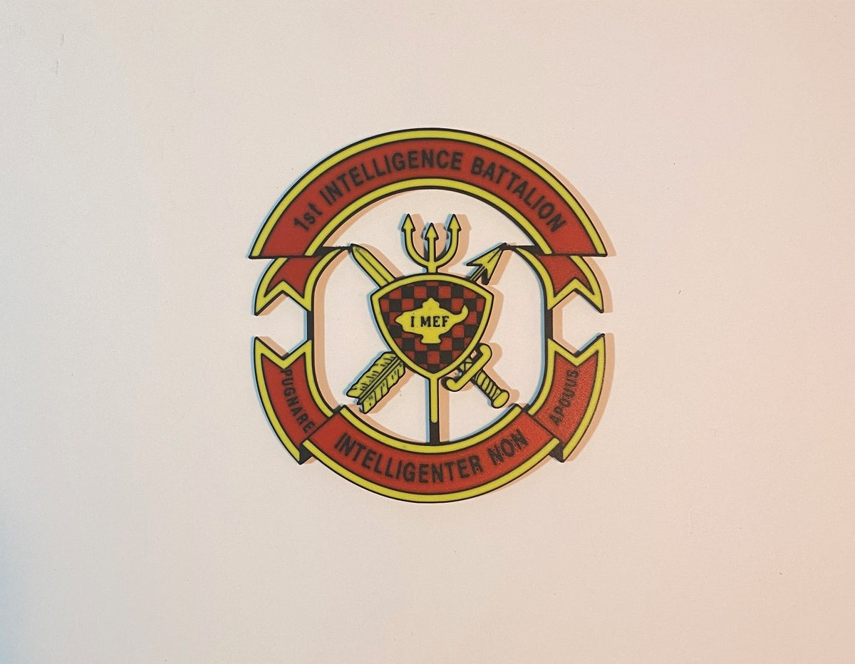 1st Intelligence Battalion 3D printed emblem