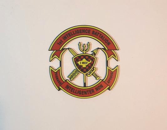 1st Intelligence Battalion 3D printed emblem