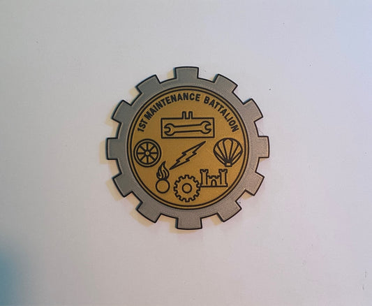 1st Maintenance Battalion 3D printed emblem