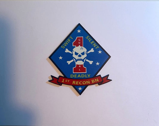 1st Reconnaissance Battalion 3D printed emblem