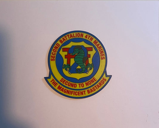 2d Battalion 4th Marines 3D printed emblem