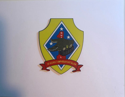 3d Assault Amphibian Battalion 3D printed emblem