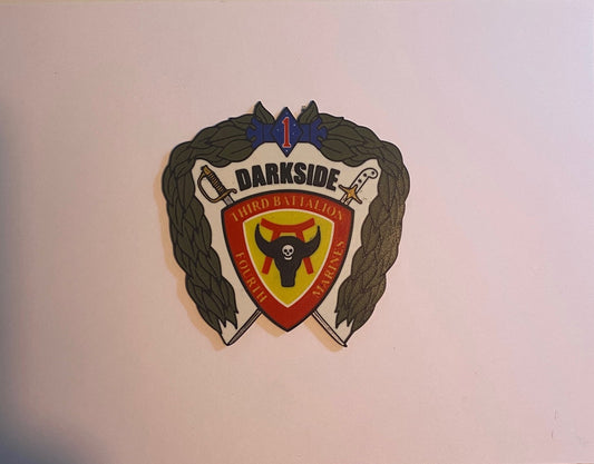 3d Battalion 4th Marines 3D printed emblem