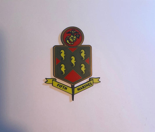5th Marine Regiment 3D printed emblem