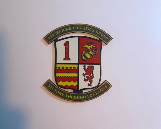 1st Marine Logistics Group 3D printed emblem