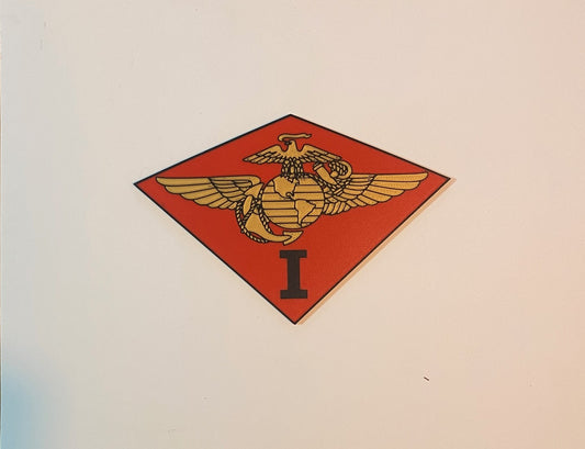 1st Marine Aircraft Wing 3D printed emblem