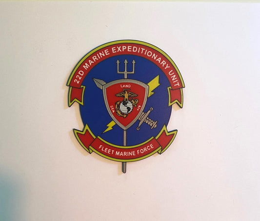 22d Marine Expeditionary Unit 3D printed emblem