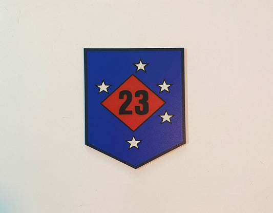 23rd Marine Regiment 3D printed emblem product photo