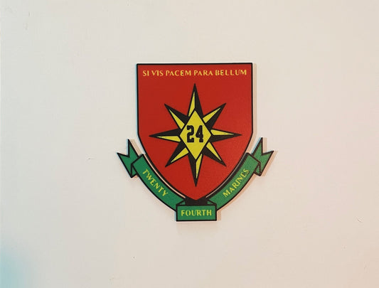 24th Marine Regiment 3D printed emblem product photo