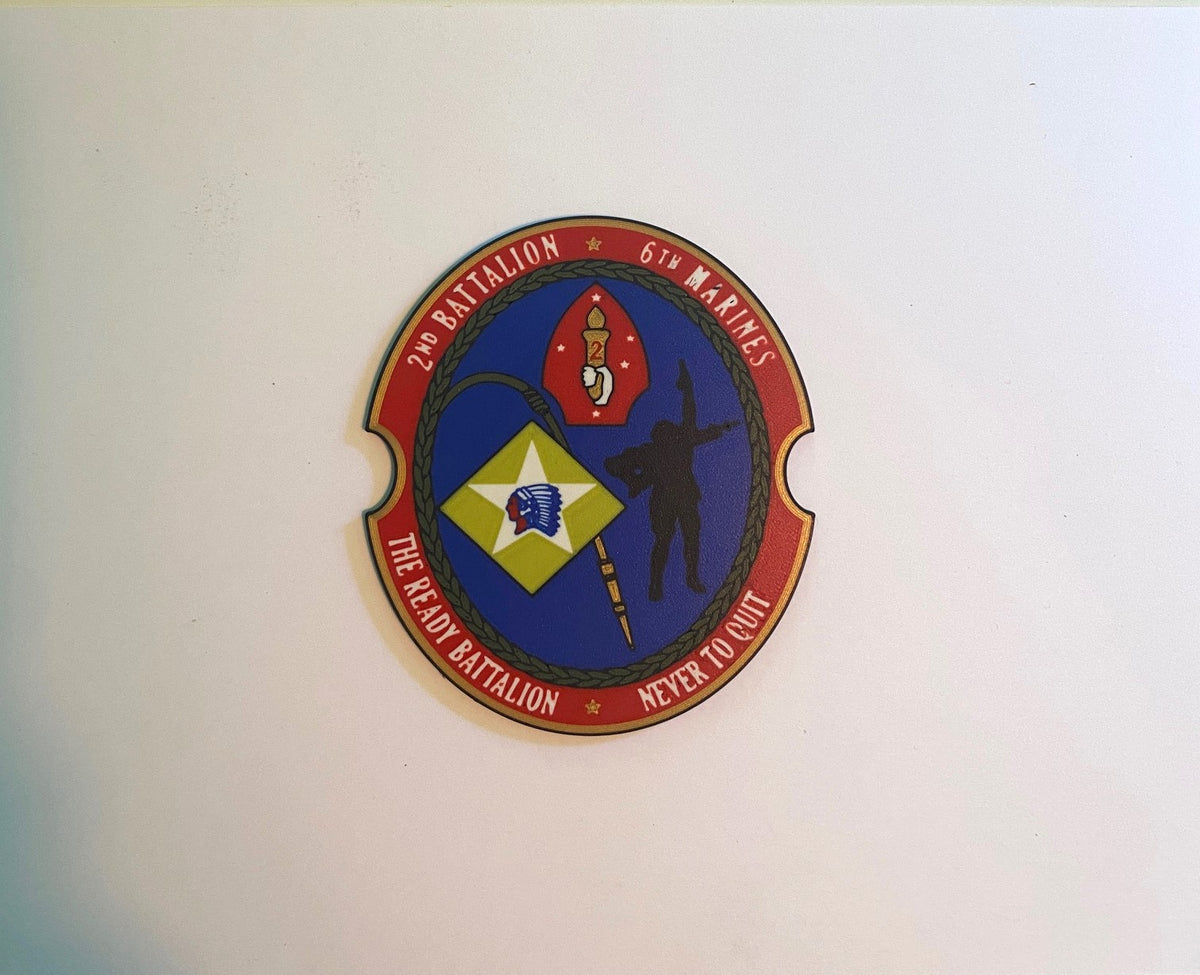 2d Battalion 6th Marines 3D printed emblem