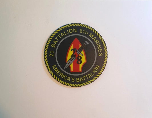 2d Battalion 8th Marines 3D printed emblem