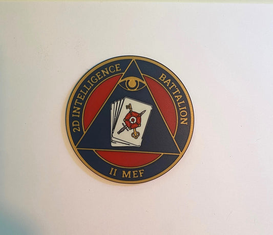 2d Intelligence Battalion 3D printed emblem