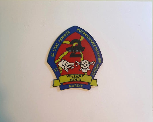 2d Light Armored Reconnaissance Battalion 3D printed emblem