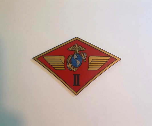 2d Marine Aircraft Wing 3D printed emblem