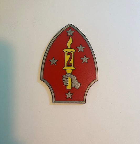 2d Marine Division 3D printed emblem