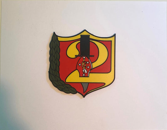 2d Marine Regiment 3D printed emblem