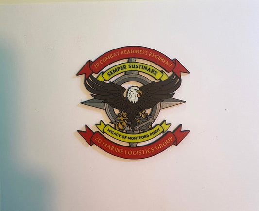 2nd Combat Readiness Regiment 3D printed emblem