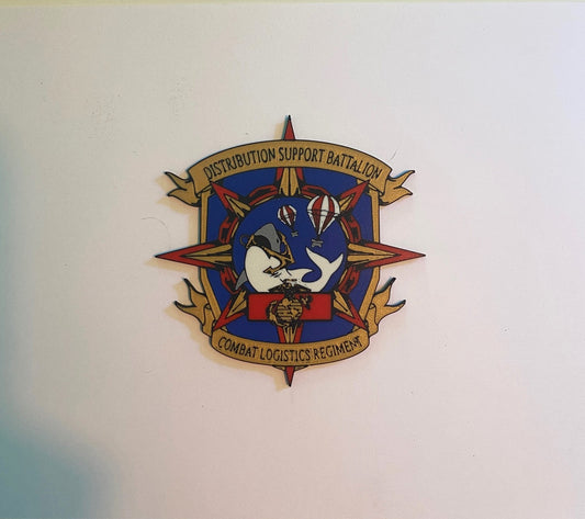 2nd Distribution Support Battalion 3D printed emblem