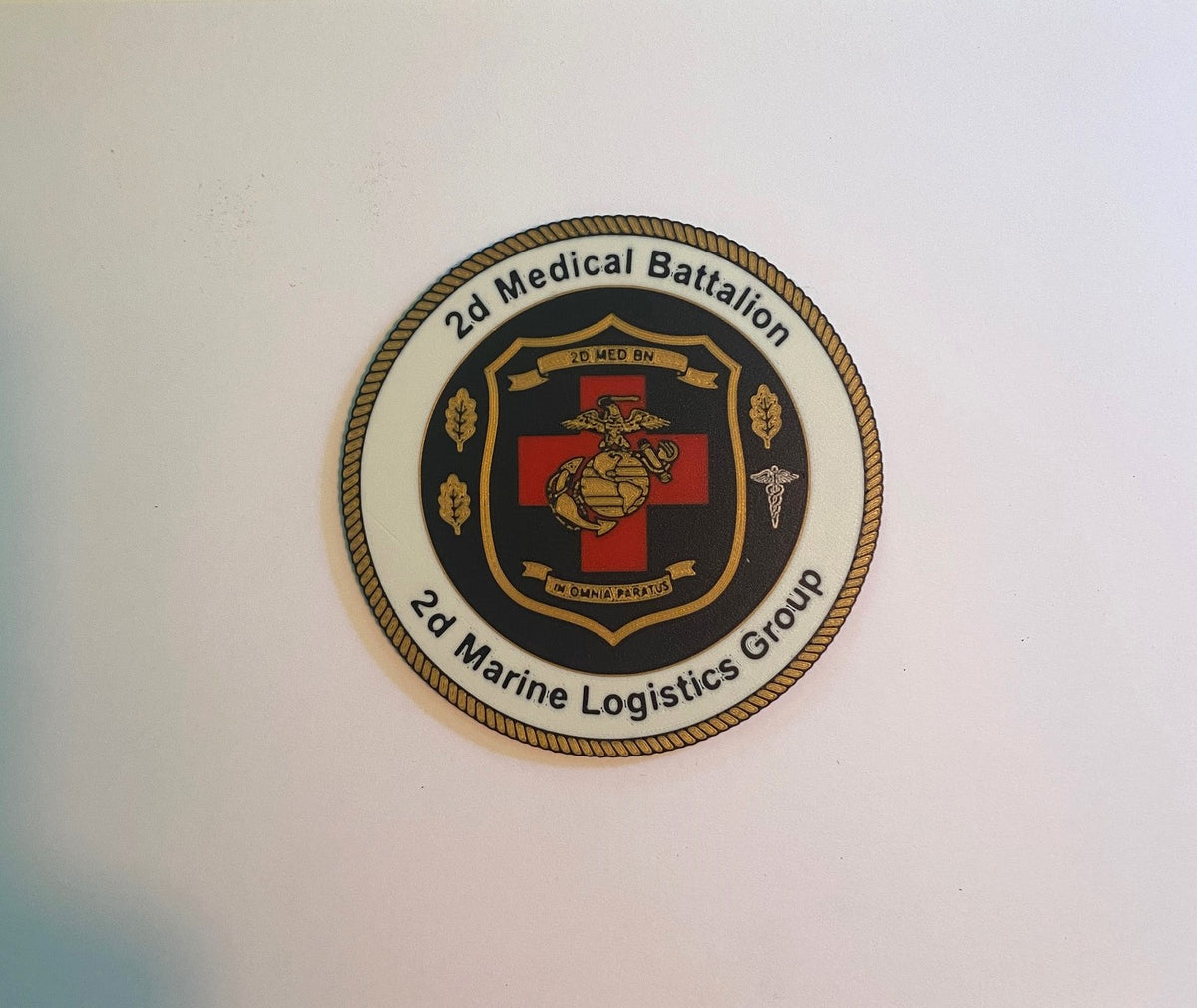 2nd Medical Battalion 3D printed emblem