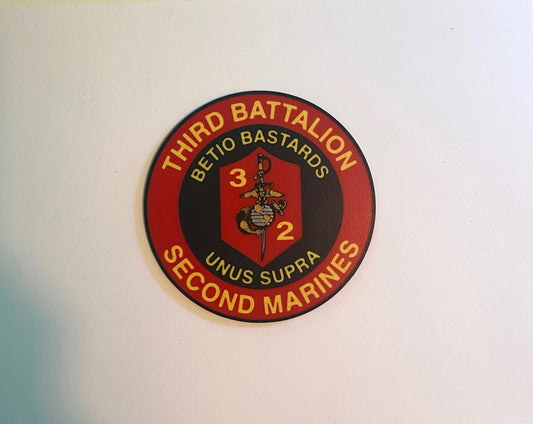 3d Battalion 2d Marines 3D printed emblem