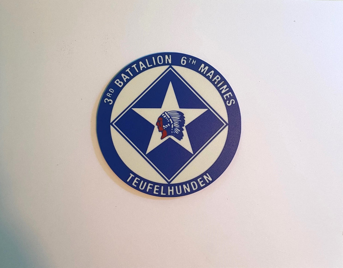 3d Battalion 6th Marines 3D printed emblem