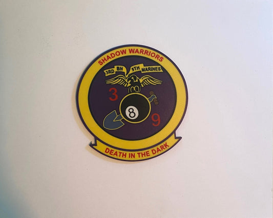 3d Battalion 9th Marines heritage 3D printed emblem
