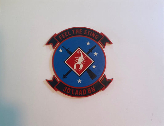 3d Low Altitude Air Defense Battalion 3D printed emblem