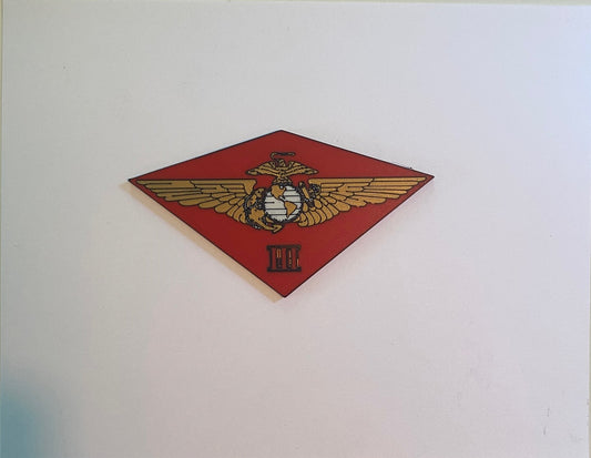 3rd Marine Aircraft Wing 3D printed emblem