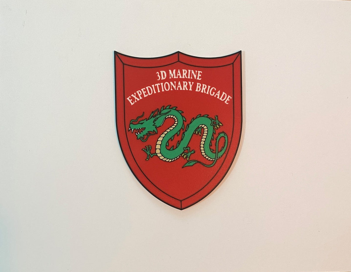 3d Marine Expeditionary Brigade 3D printed emblem