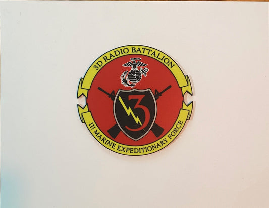 3d Radio Battalion 3D printed emblem