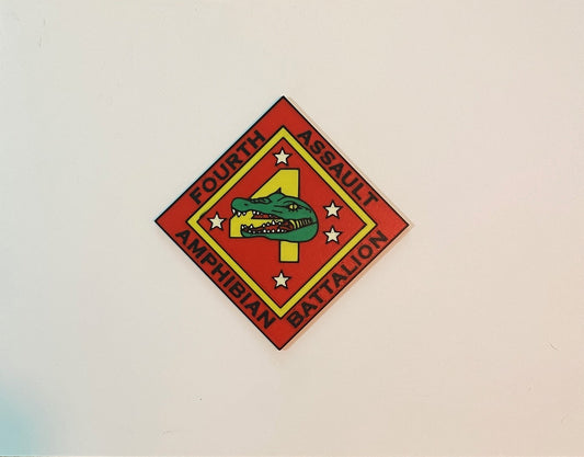 4th Assault Amphibian Battalion 3D printed emblem product photo