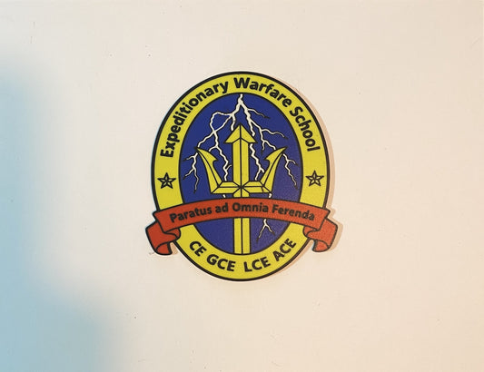Expeditionary Warfare School 3D printed emblem