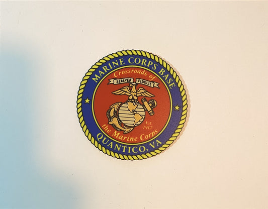 Marine Corps Base Quantico 3D printed emblem