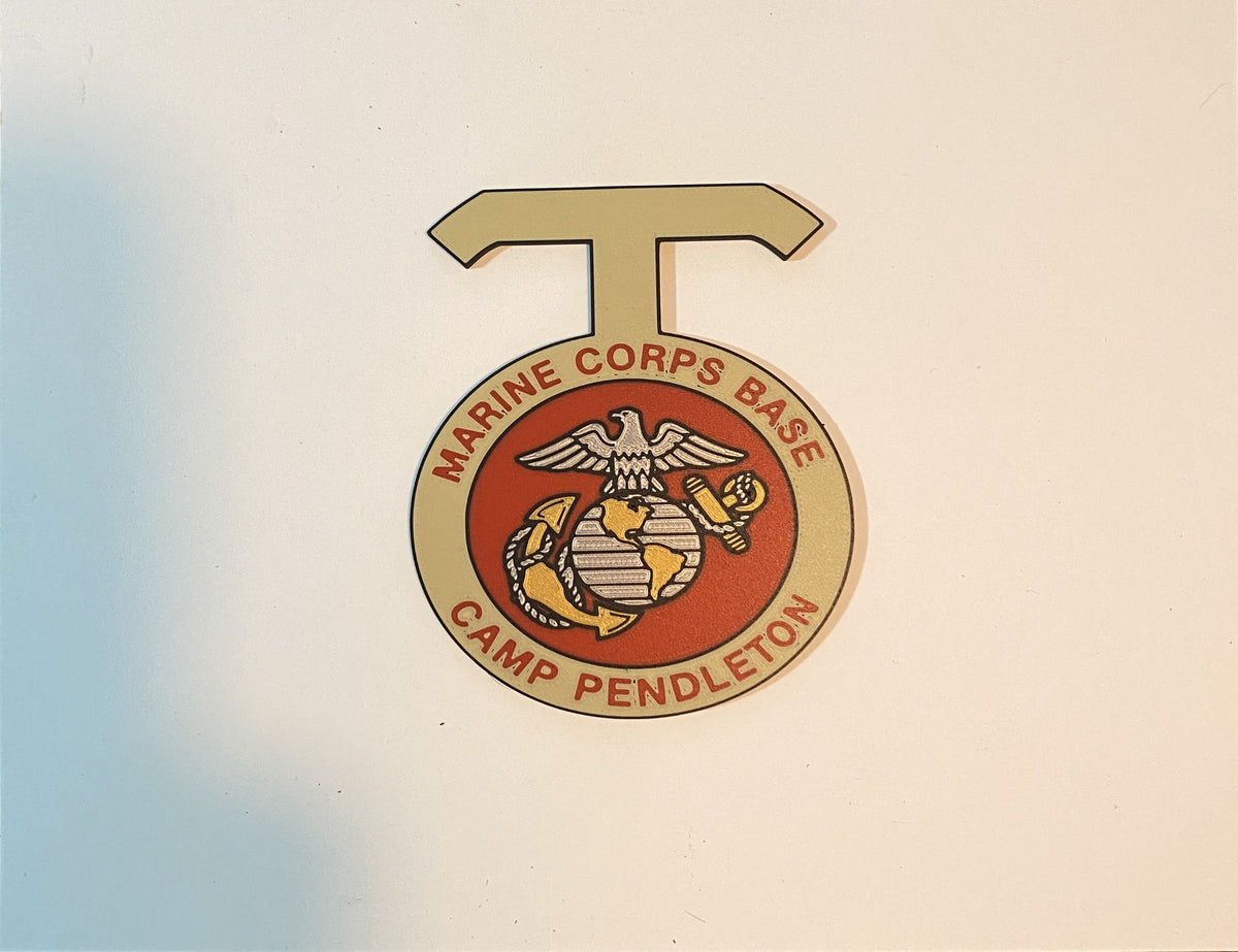 Marine Corps Base Camp Pendleton 3D printed emblem