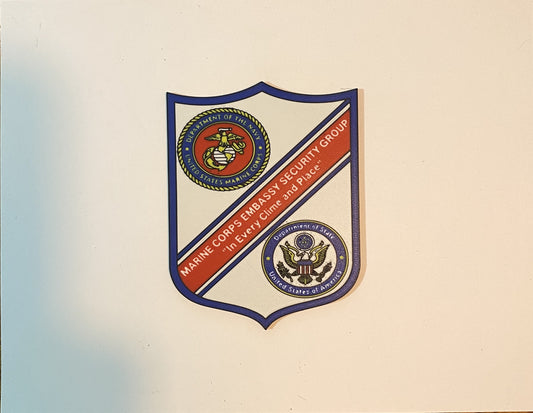 Marine Corps Embassy Security Group 3D printed emblem