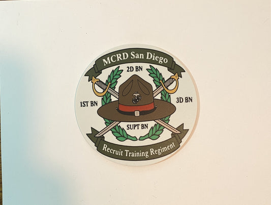Marine Corps Recruit Depot San Diego Recruit Training Regiment 3D printed emblem