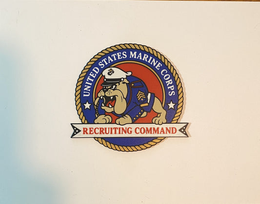 Marine Corps Recruit Depot San Diego Recruiting Command 3D printed emblem