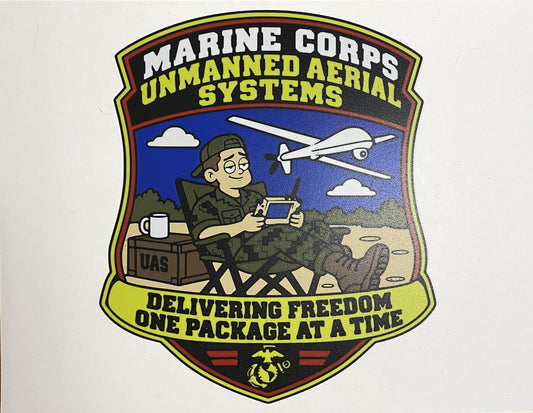 Marine Corps UAS funny Marine Corps 3D-printed emblem