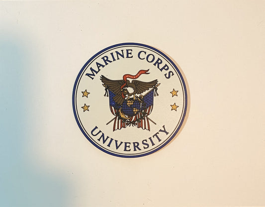 Marine Corps University 3D printed emblem