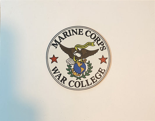 Marine Corps War College 3D printed emblem