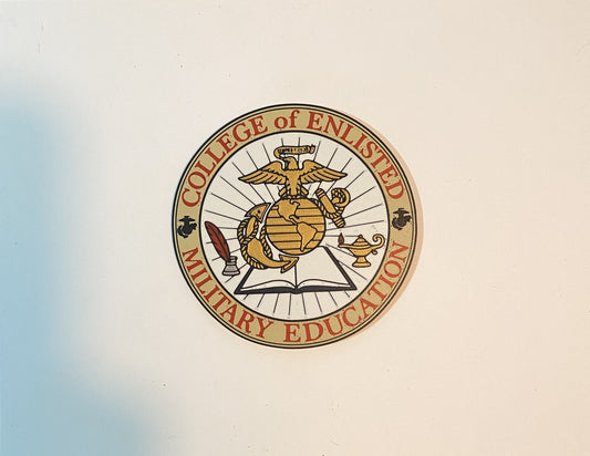 College of Enlisted Military Education 3D printed emblem