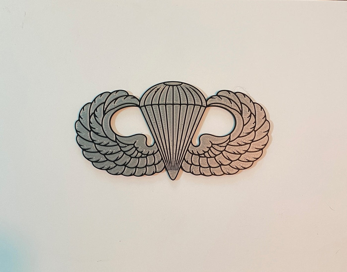 Basic Jump Wings 3D printed product photo