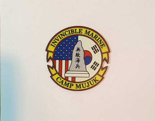 Camp Mujuk 3D printed emblem